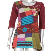 Colorful Sleeve T Shirt