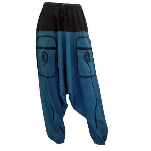  Blue Nepalese Harem Pants