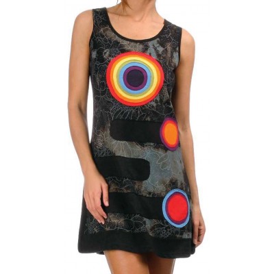 Circle Printed Dress